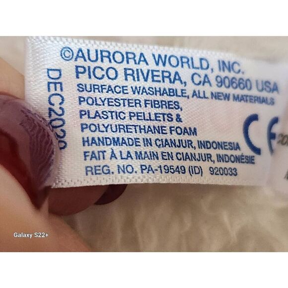 YETI, Big Foot, "Small Foot," "Abominable" Aurora brand plush toy - Picture 10 of 11